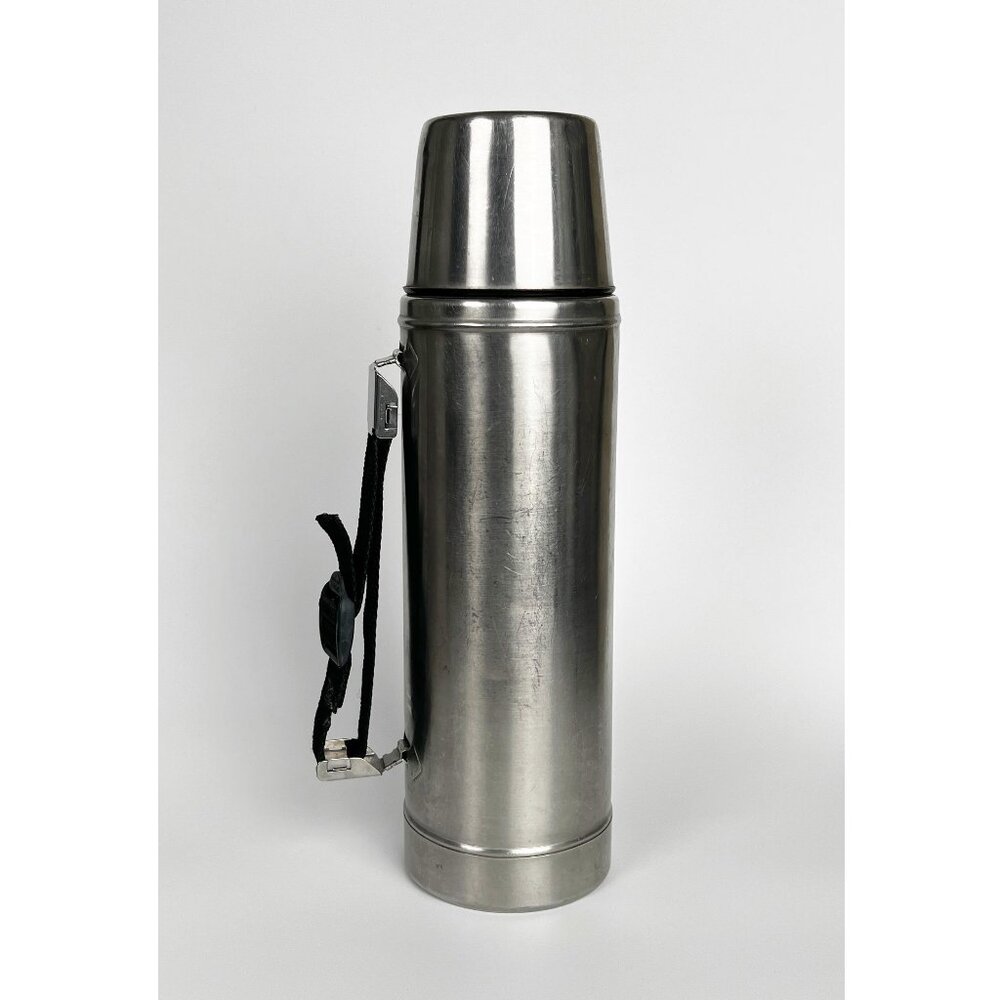 Vintage Distressed Champ Thermos Worn Camping Hot Cold Cup Mug Bowl Cap Gorpcore